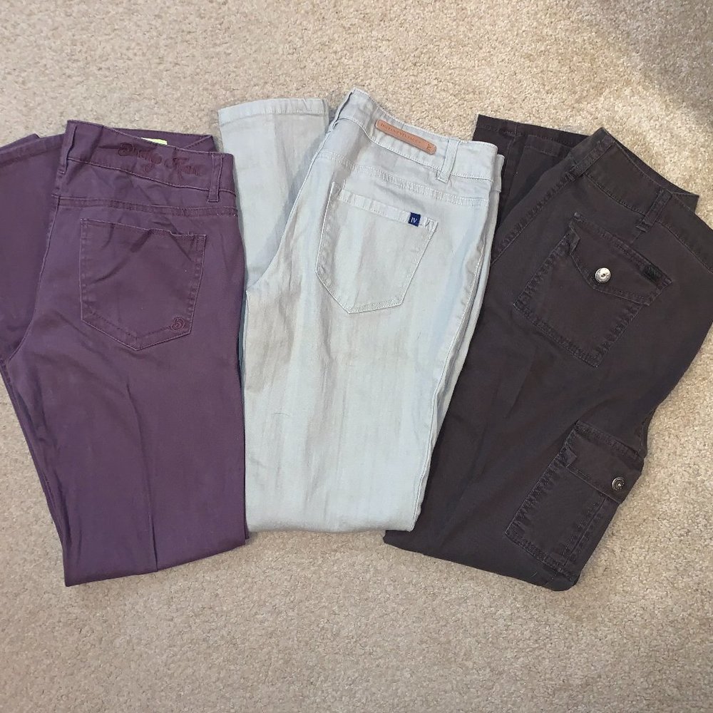 Bundle of 3 Pair of Skinny Leg Pants